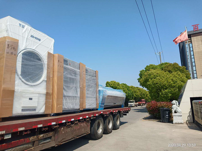 山東青島客戶采購的洗滌設備今天發貨