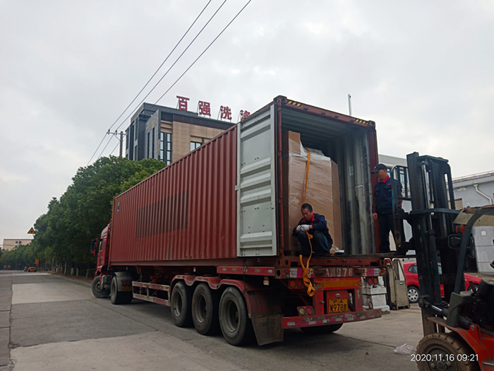 百強出口土耳其的洗滌設備發(fā)貨